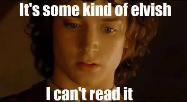 Some kind of Elvish